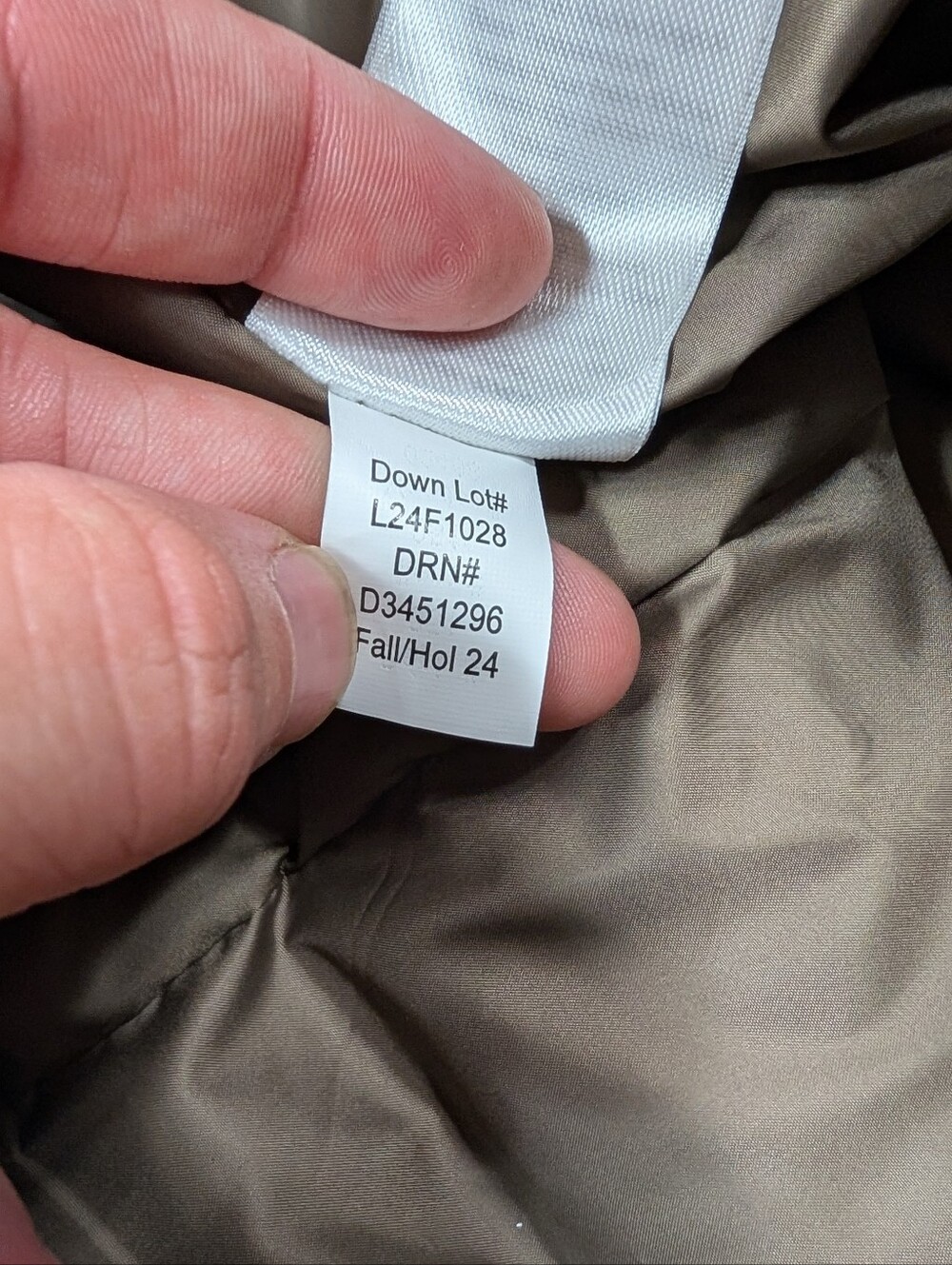 Eddie Bauer Vest Mens L Brown Bark Microlight 650 Down Puffer Quilted NEW - Picture 10 of 11